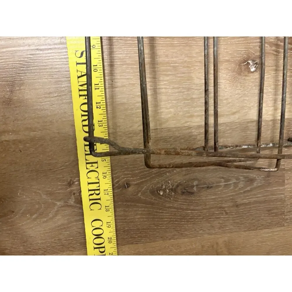 VTG Heavy Galvanized Metal Wire Milk Crate 15